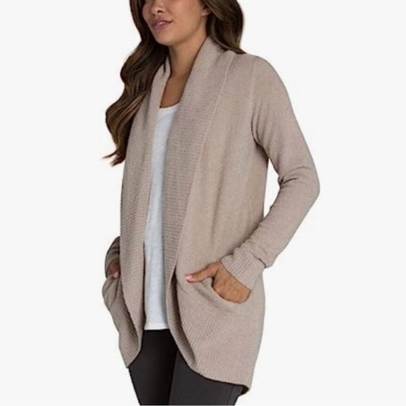 Barefoot Dreams Incredibly Soft and Warm Hooded Open Sweater Cardigan  XL - Picture 2 of 10